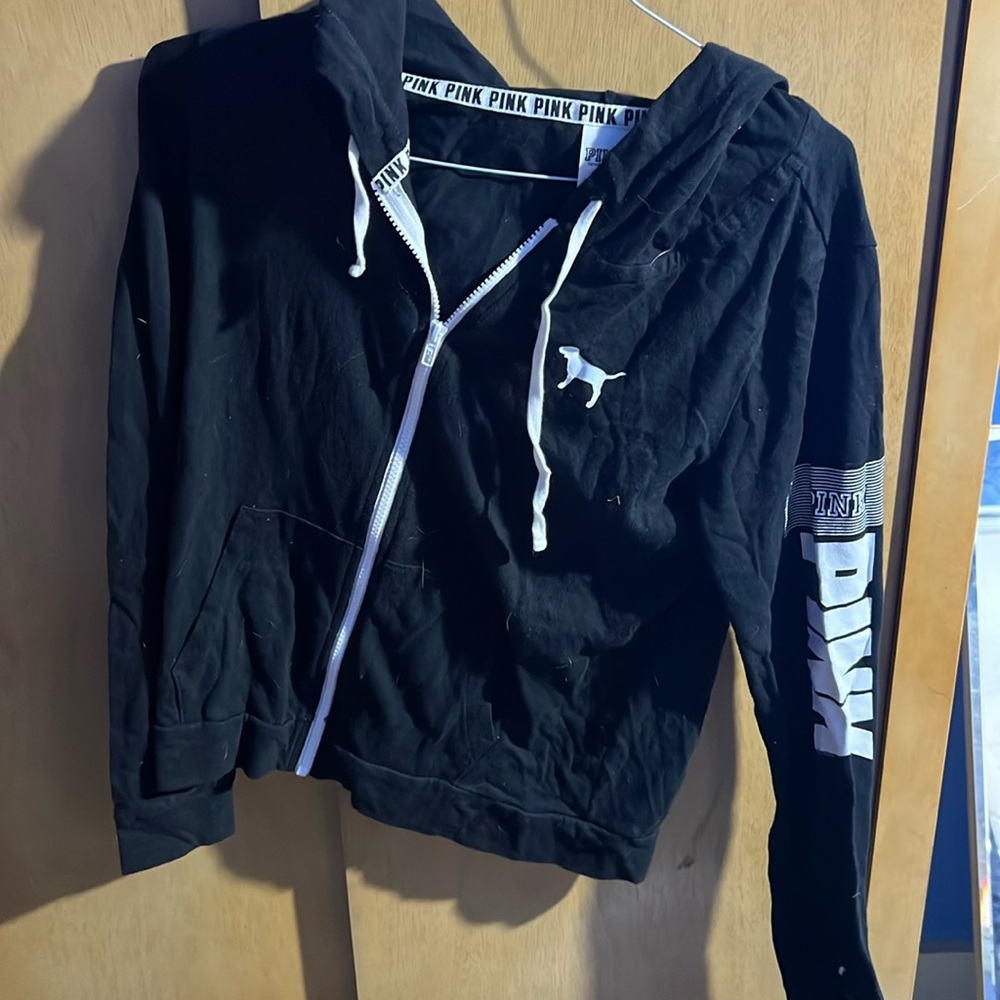 Pink Victoria sercret think zip up